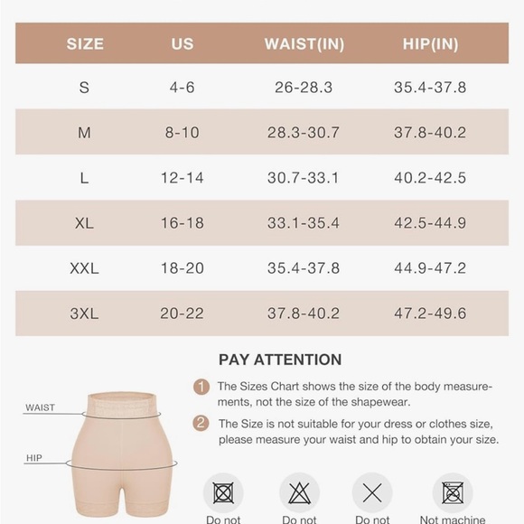 High Waist Lace Silicone Shorts Daily Use Shapewear Underwear Compression - Picture 11 of 11